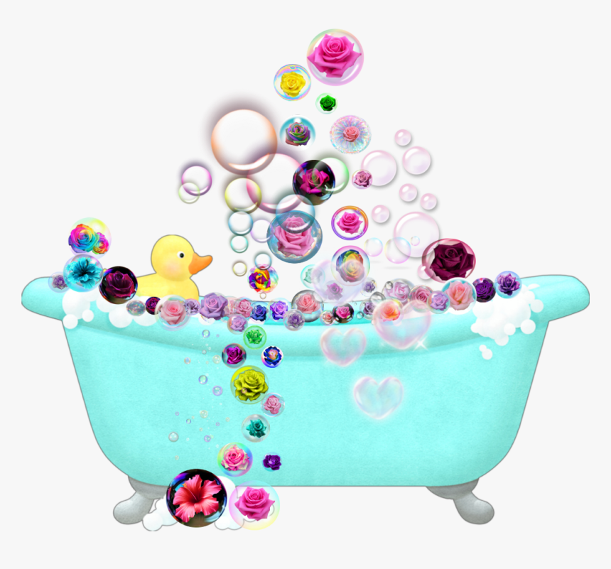 #bubble #bath #bubbles #splash #tub #bathroom #bubblebath, HD Png Download, Free Download