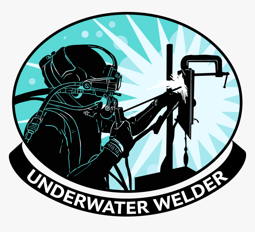 Transparent Underwater Clipart Images - Underwater Welding Clipart, HD Png Download, Free Download
