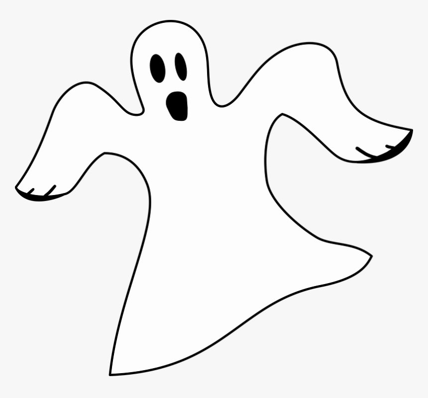 Ghost Clipart Black Background, HD Png Download, Free Download