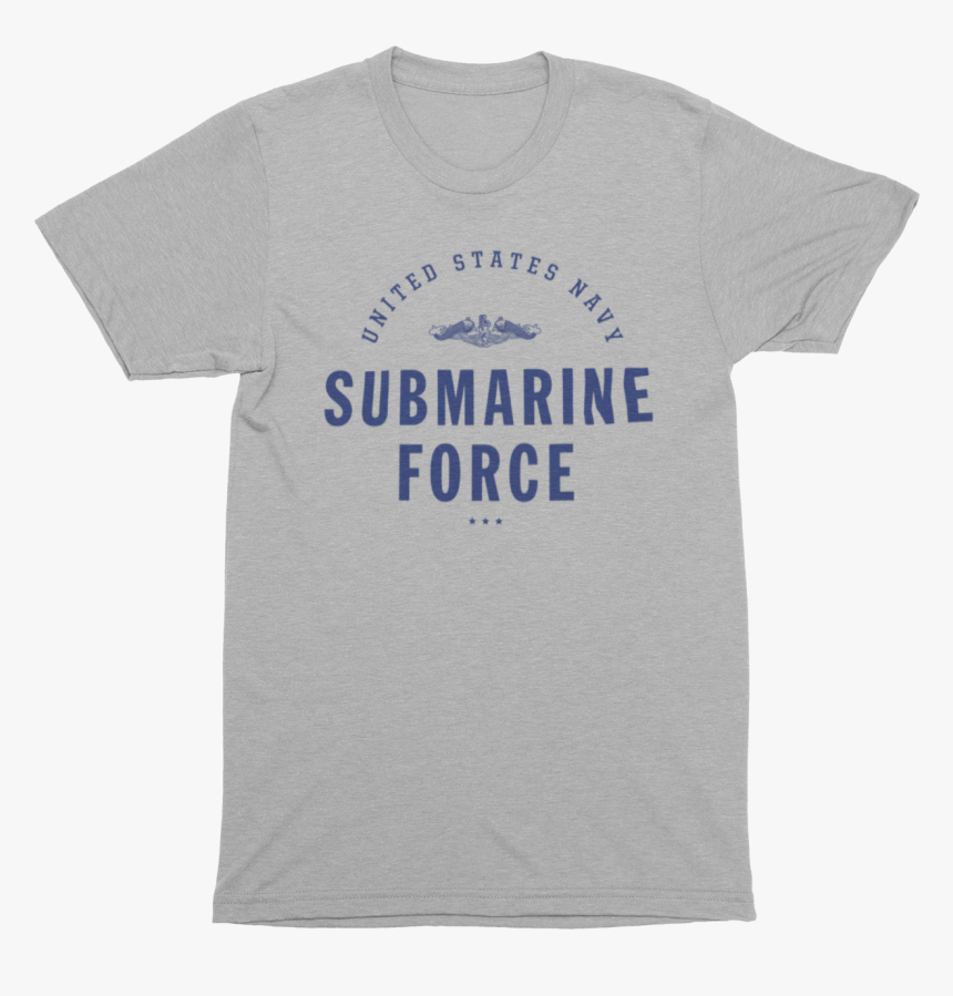 United States Navy Submarine Force Gray T-shirt - T-shirt, HD Png Download, Free Download