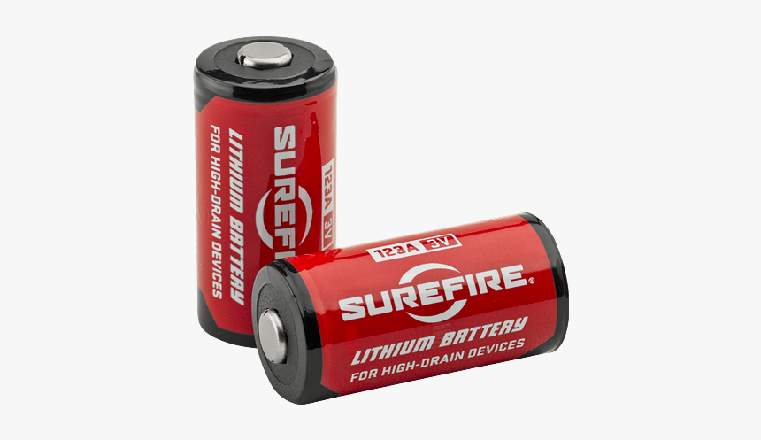Battery Png - Surefire 123a, Transparent Png, Free Download