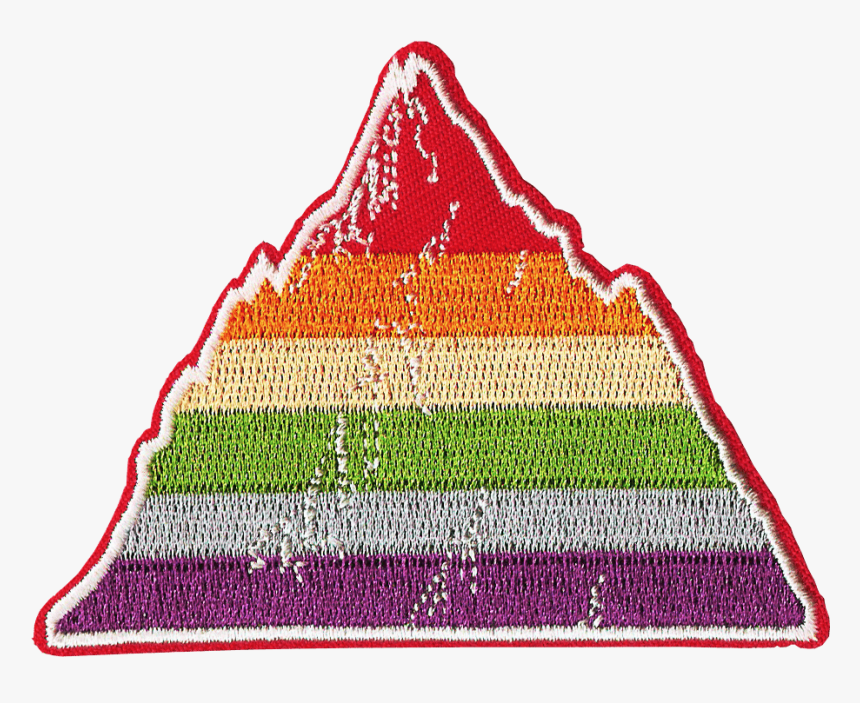Rainbow Mountain Patch - Rainbow Mountains Art Png, Transparent Png, Free Download