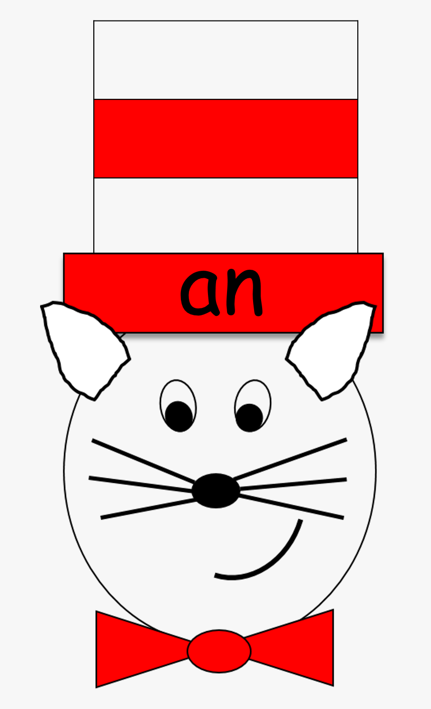 Seuss Cat In The Hat Word Family Game - Cartoon, HD Png Download, Free Download
