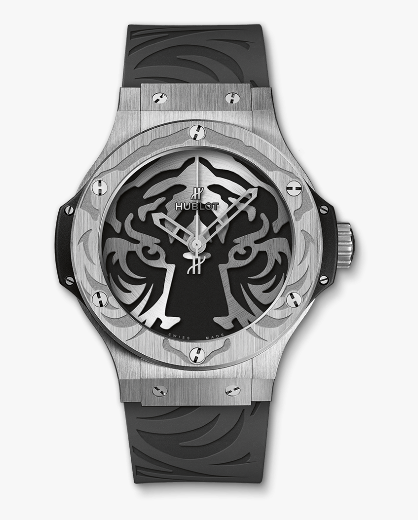 Big Bang Black Jaguar White Tiger Foundation Steel - Hublot Big Bang Blue, HD Png Download, Free Download