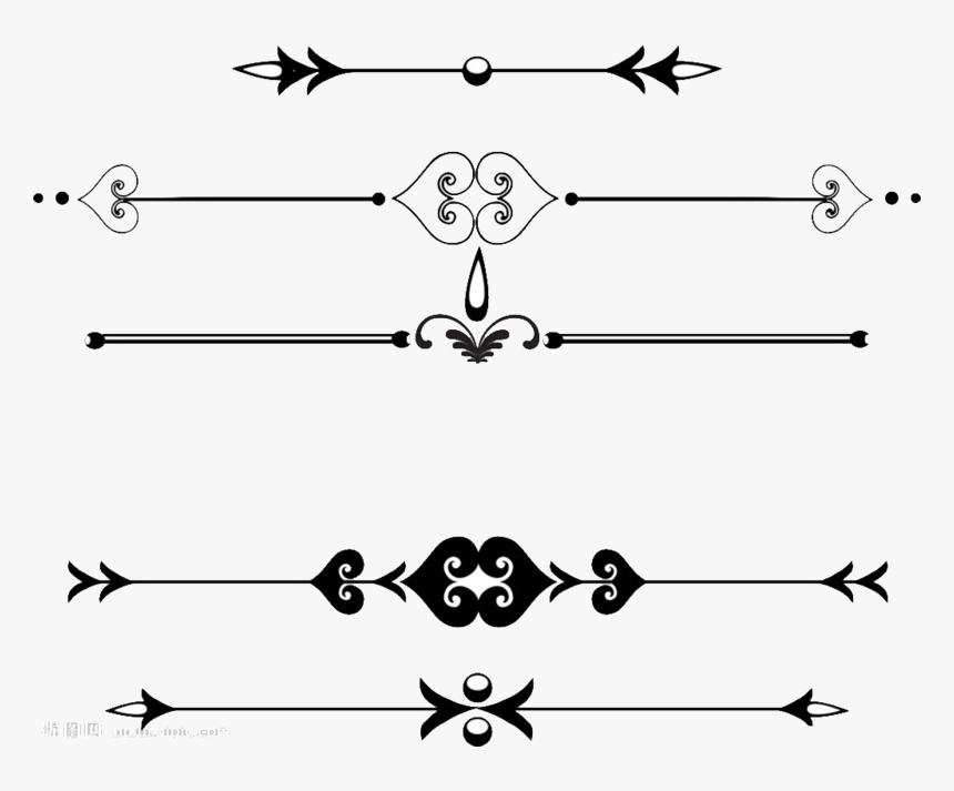 Decorative Arts Square Symmetry Ornament Line - Border Line Design Png, Transparent Png, Free Download