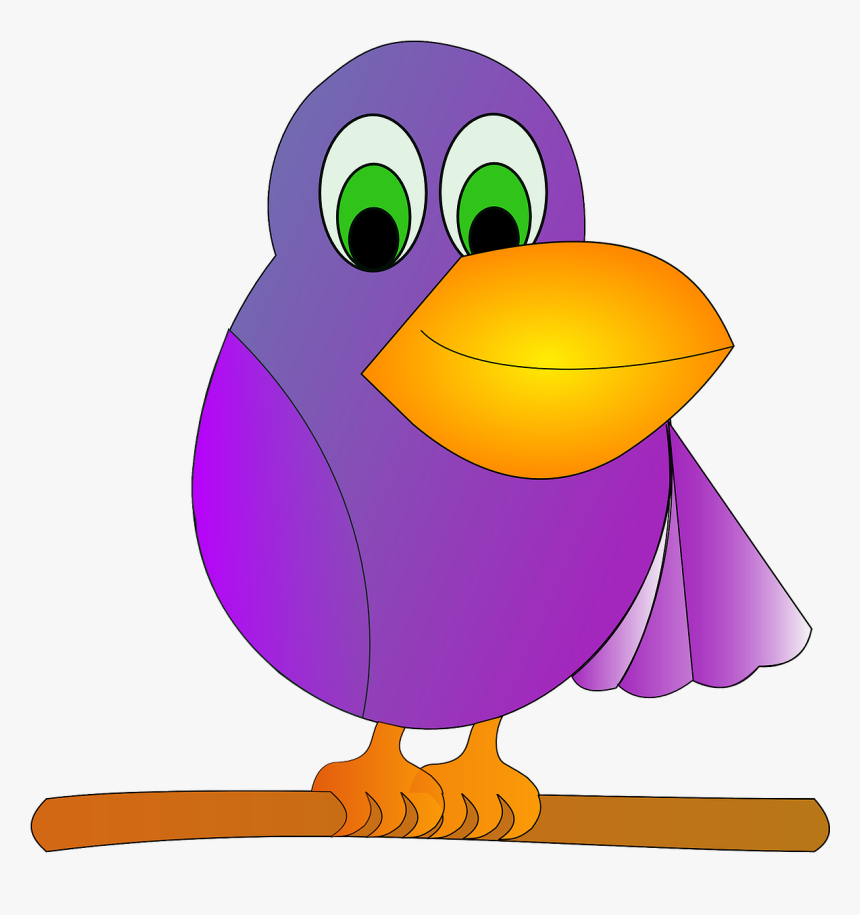 Purple Parrot Clipart, HD Png Download, Free Download