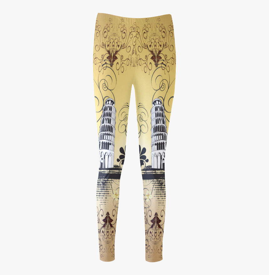 The Leaning Tower Of Pisa Cassandra Women"s Leggings - Leggings, HD Png Download, Free Download