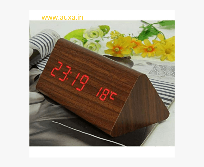Wooden Digital Clock India, HD Png Download, Free Download