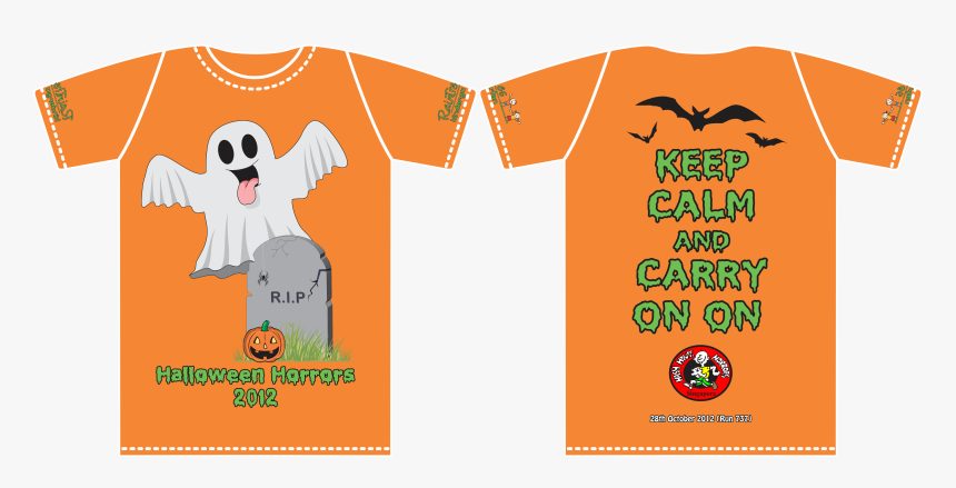 Hhh Halloween T Shirt Design Png Download Fun Run Halloween