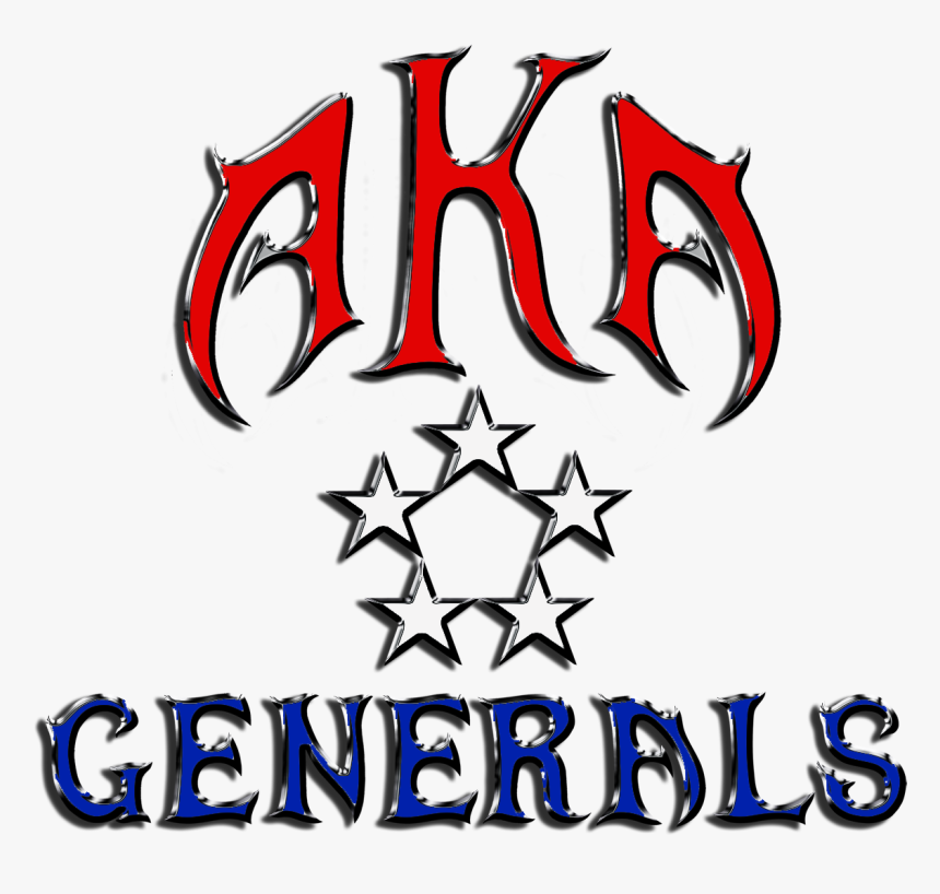 Aka Generals 5 Stars Red White Blue Web Clipart , Png, Transparent Png, Free Download