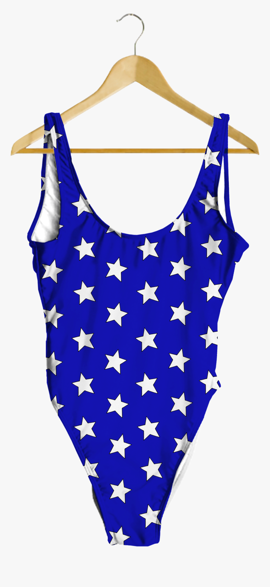 Red & Blue Split Stars One-piece - One Weed, HD Png Download, Free Download