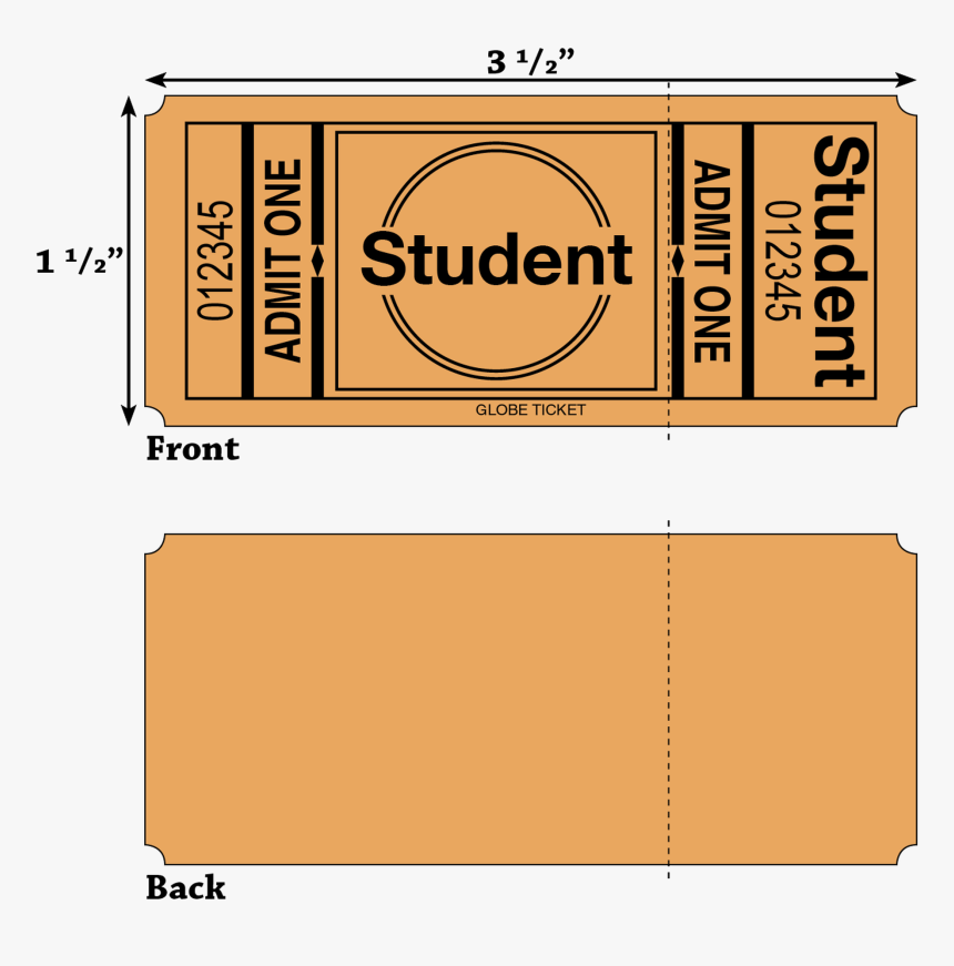 Globe Ticket, HD Png Download, Free Download