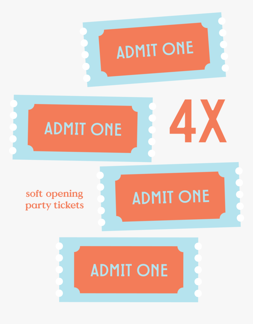 4x Tickets - Graphics, HD Png Download, Free Download