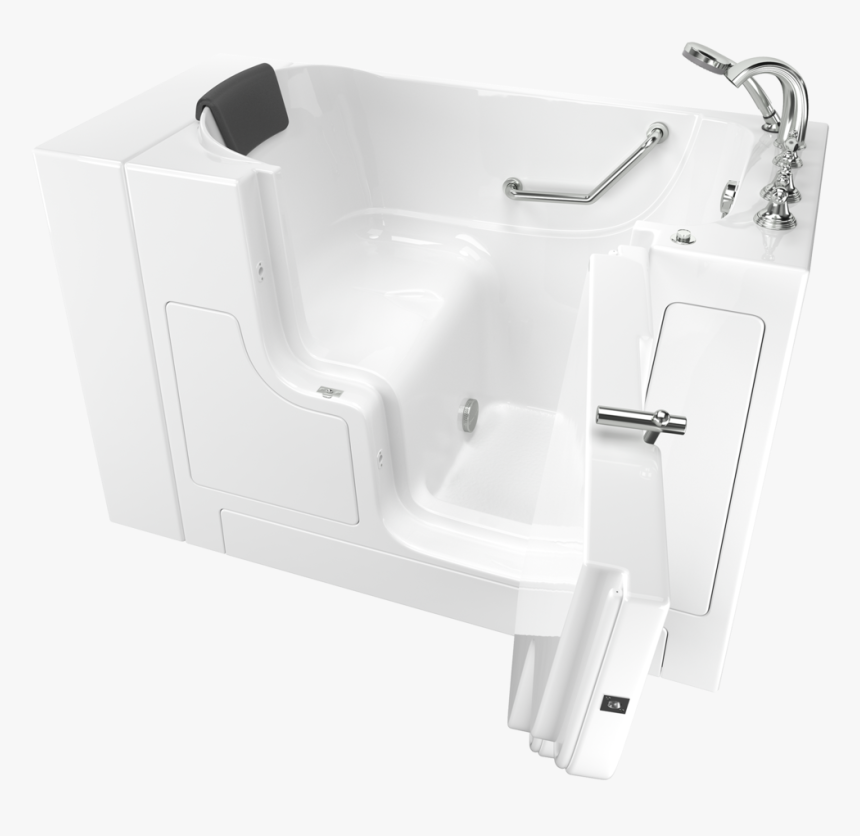 Gelcoat Premium Series Inch Walk-in Tub With Tub Filler - Accessible Bathtub, HD Png Download, Free Download