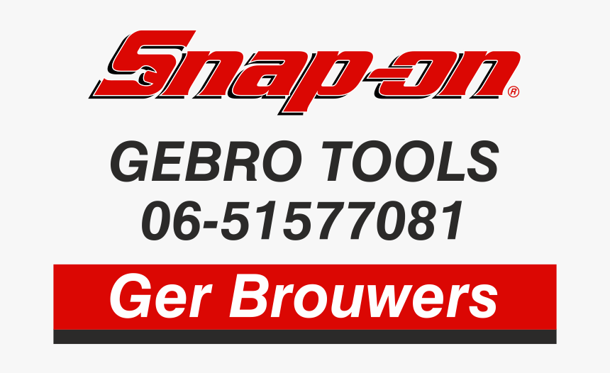 Snap On Logo Gebro Comppleet - Carmine, HD Png Download, Free Download