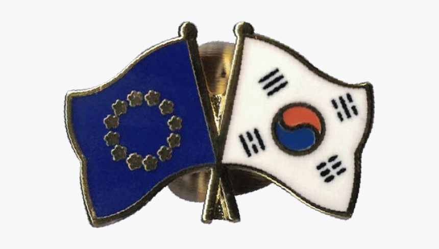 South Korea Friendship Flag Pin, Badge - Cartoon, HD Png Download, Free Download
