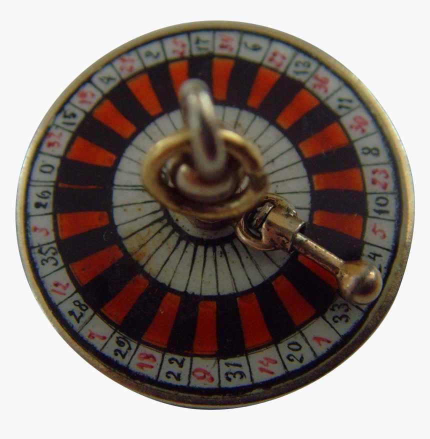 Victorian/edwardian Silver-gilt Enamel Roulette Wheel, HD Png Download, Free Download