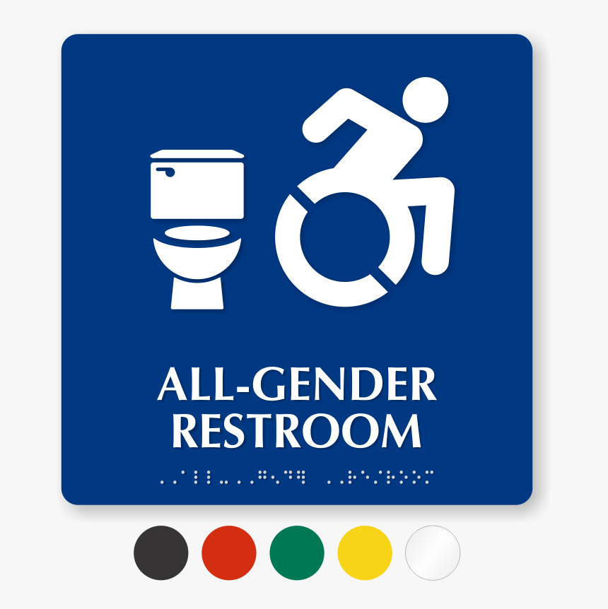 Printable Gender Neutral Bathroom Signs, HD Png Download, Free Download