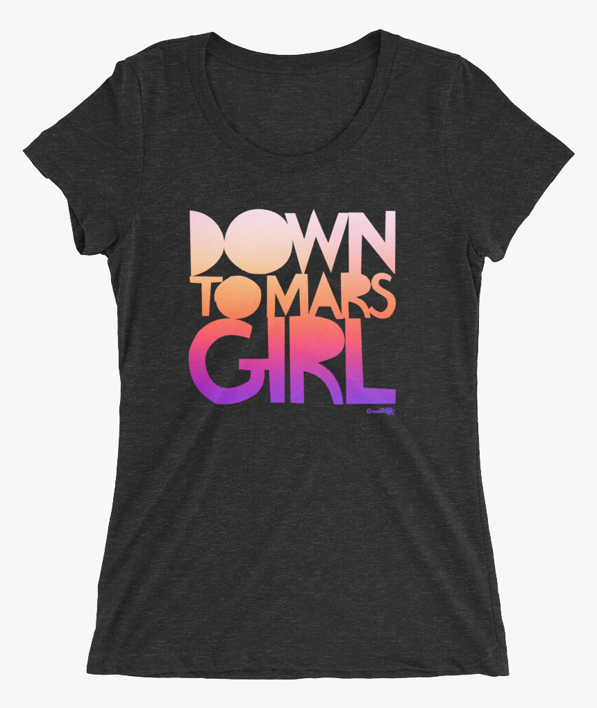 Down To Mars Girl Shirt Tcl Seal White Back Label Mockup, HD Png Download, Free Download