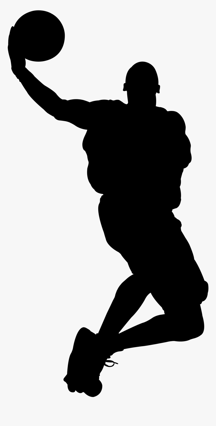 Basketball Silhouette - Silhouette Of Sports Transparent, HD Png Download, Free Download