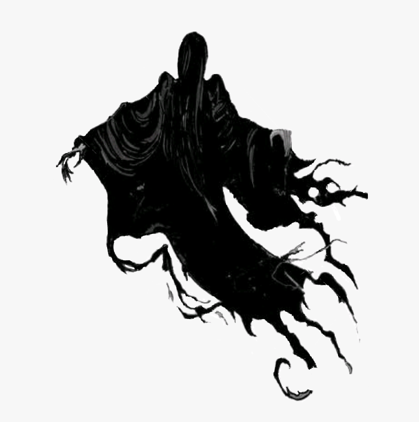 Sticker By Paulina - Silhouette Harry Potter Dementor, HD Png Download, Free Download