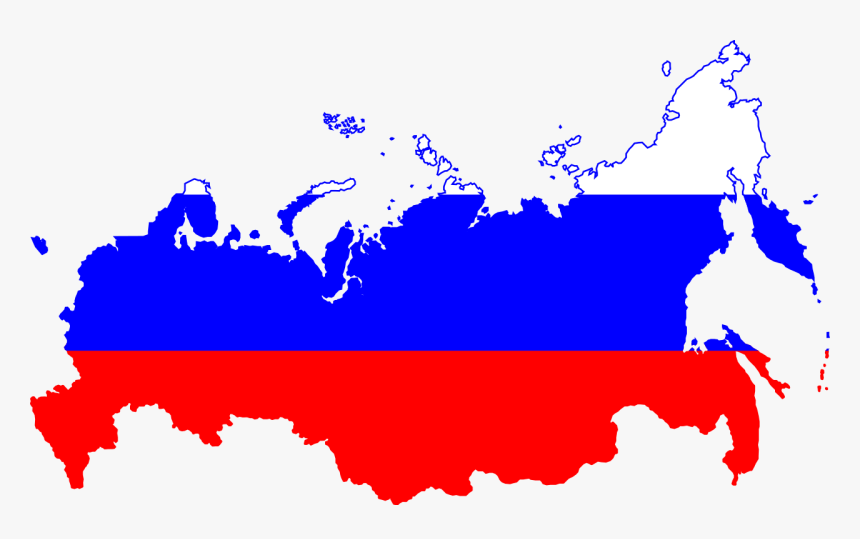 Russia Map With Flag, HD Png Download, Free Download