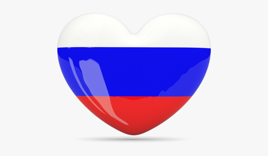 Флаг России В Виде Сердца, HD Png Download, Free Download