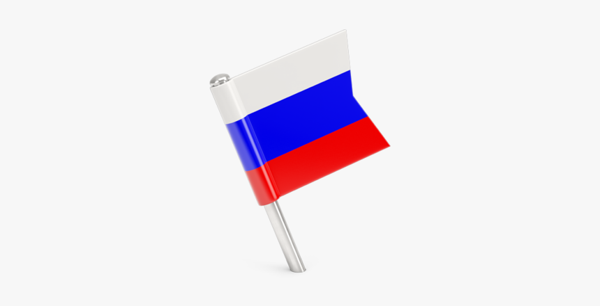 Russian Flag Pin Png - Иконка Флажок России Png, Transparent Png, Free Download