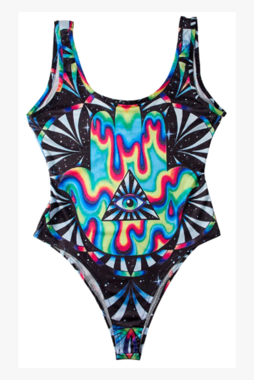 Liquid Illuminati Rave Bodysuit - Trippy Wall Tapestry, HD Png Download, Free Download