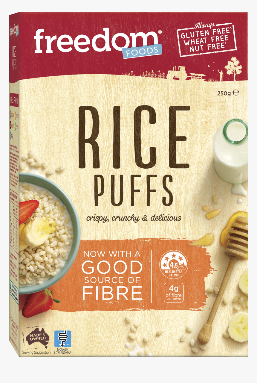 Freedom Foods Rice Puffs, HD Png Download, Free Download