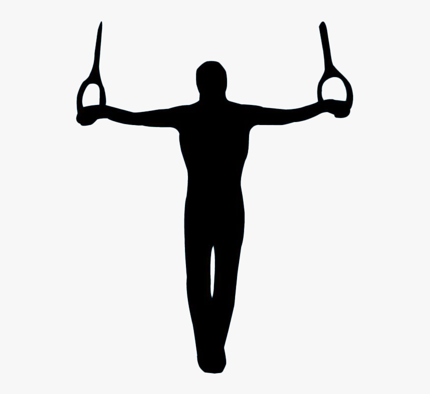 Male Gymnast Silhouette, HD Png Download, Free Download