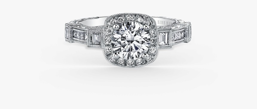 Carmella, Most Prized Creations 18k White Gold Engagement - Gabriel Engagement Ring Png, Transparent Png, Free Download