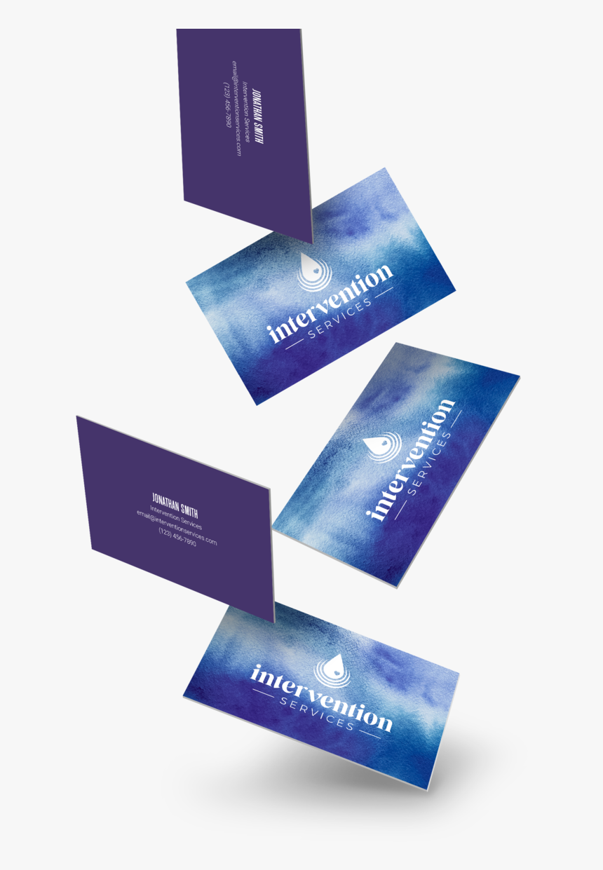 Falling Business Card Mockups2 - Brochure, HD Png Download, Free Download