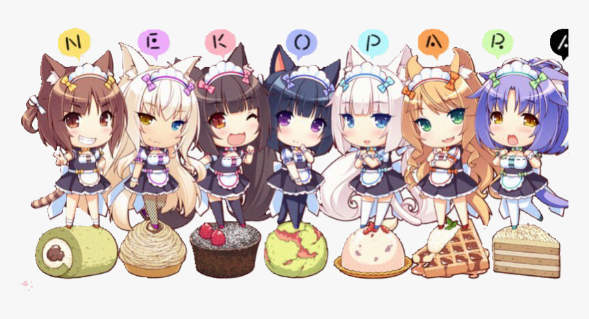 #chocola #vanilla #azuki #coconut #maple #cinnamon - Nekopara Hd, HD Png Download, Free Download