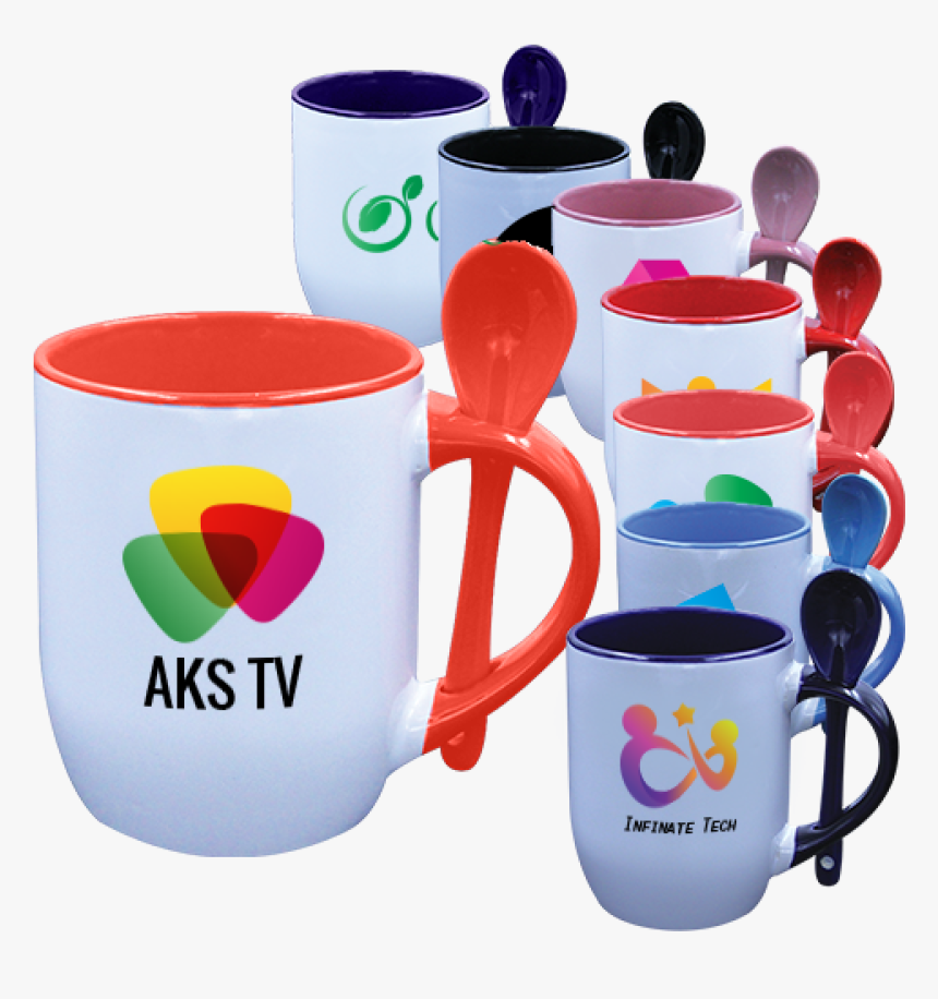 Oz Sublimation Spoon - 11 Oz Frosted Spoon Mug, HD Png Download, Free Download