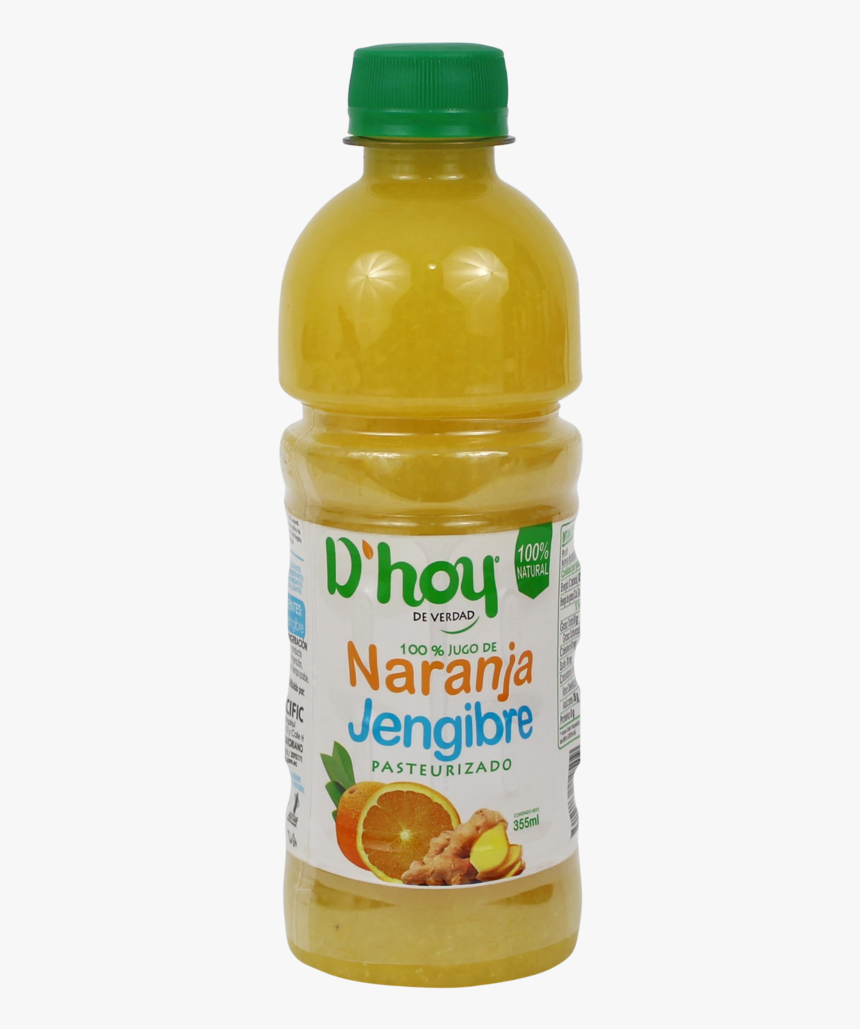 D"hoy Jugo Naranja Y Jenjibre - Bottle, HD Png Download, Free Download