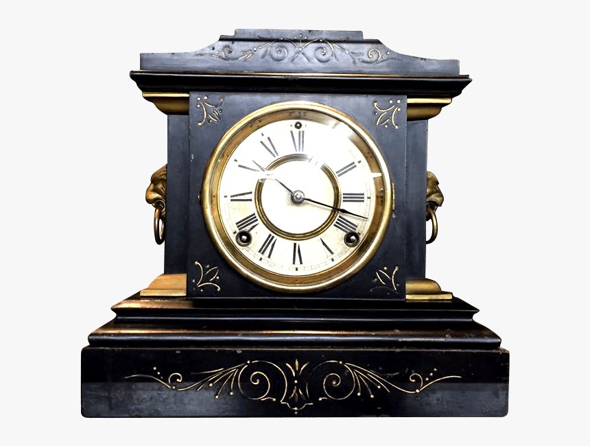 Old Mantel Clocks - Antique Mantle Clock, HD Png Download, Free Download