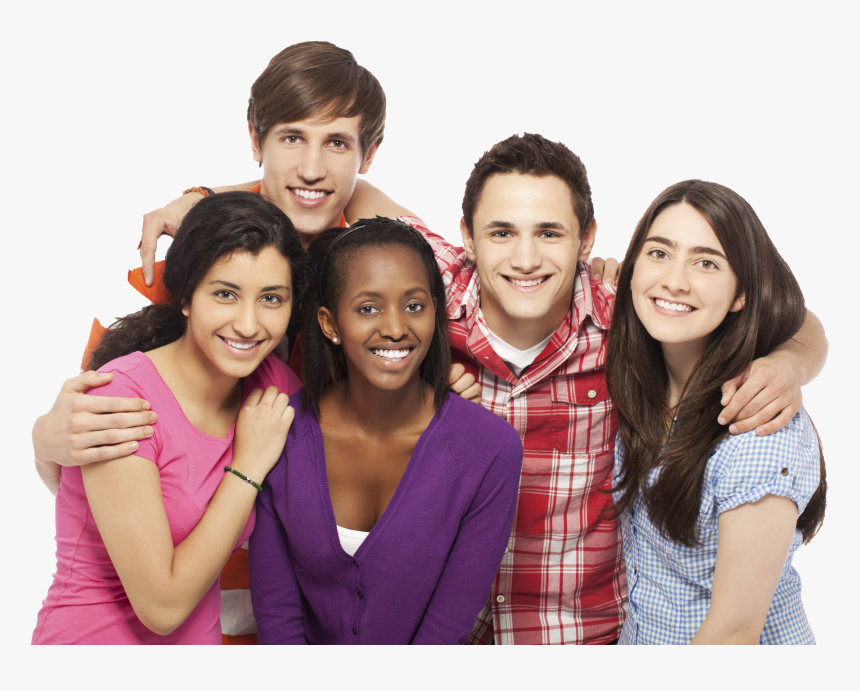 Young People Group Transparent Background - Young People, HD Png Download, Free Download