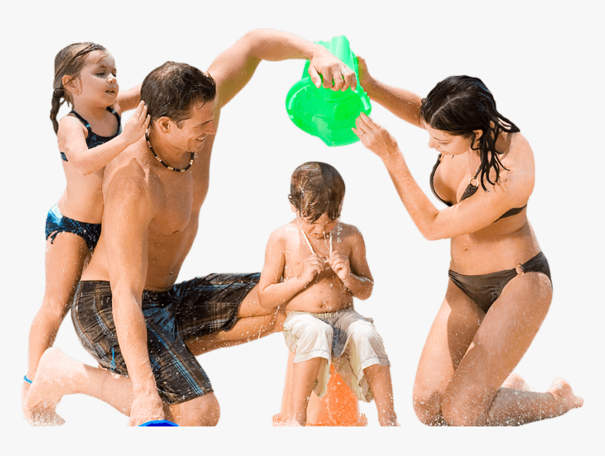 Family Inthe Beach Png, Transparent Png, Free Download