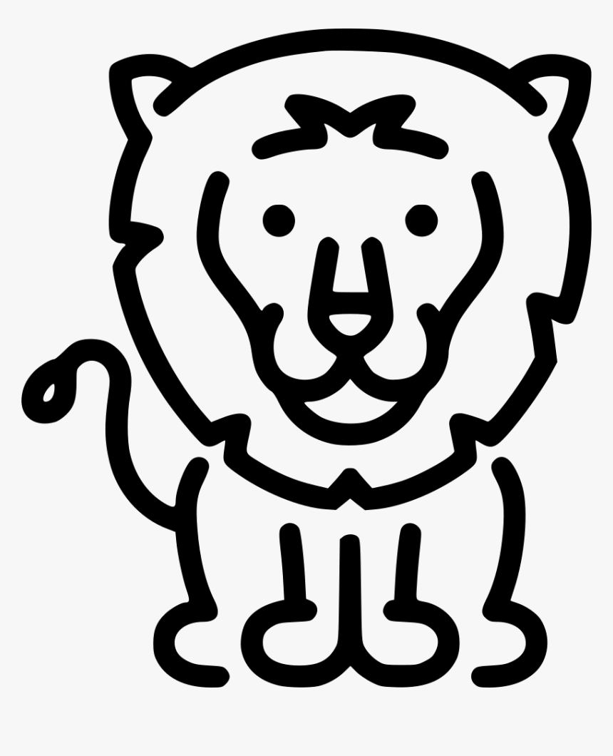 Lion - Cute Lion Svg Free, HD Png Download, Free Download