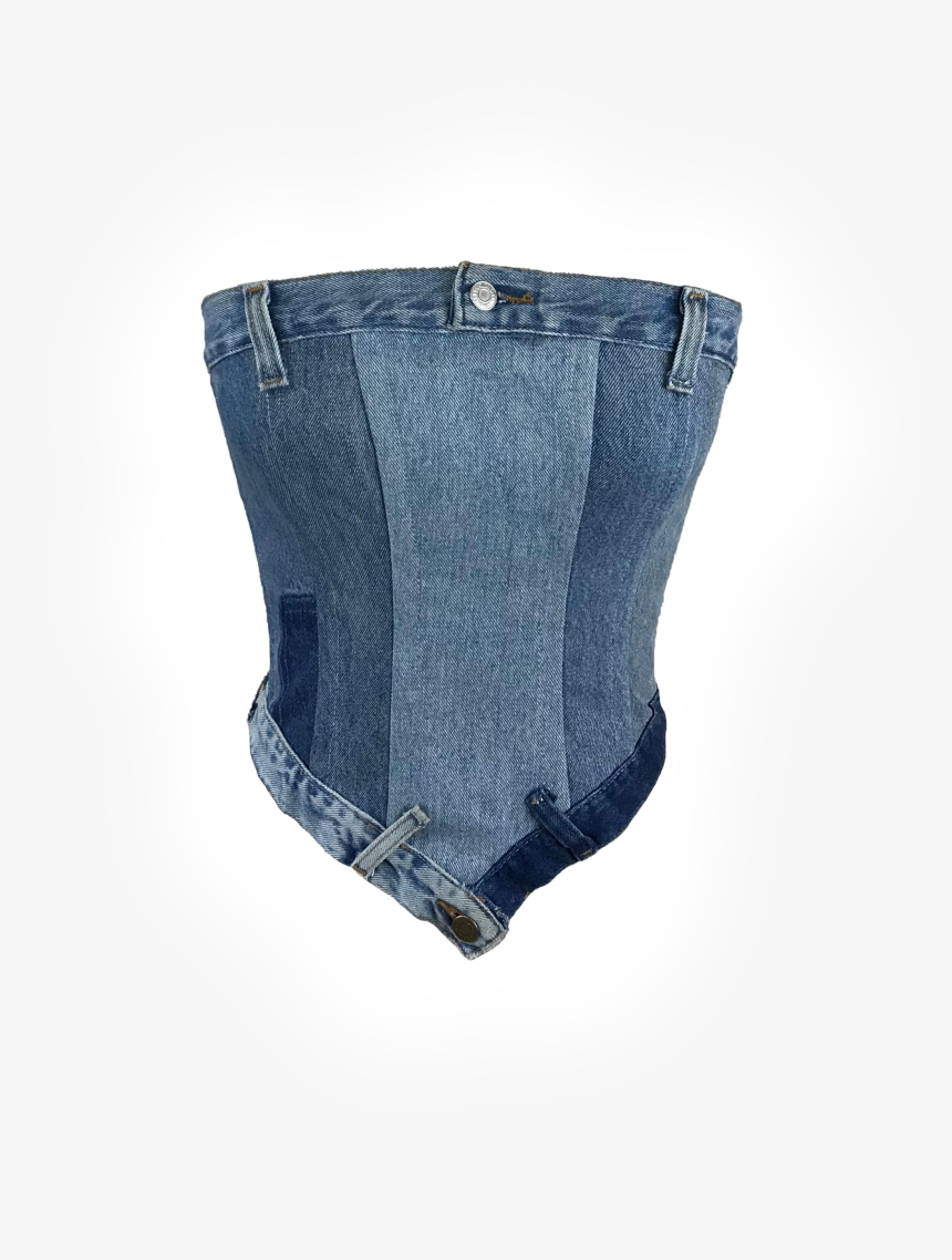 The Denim Corset"
 Class="lazyload Lazyload Fade In, HD Png Download, Free Download