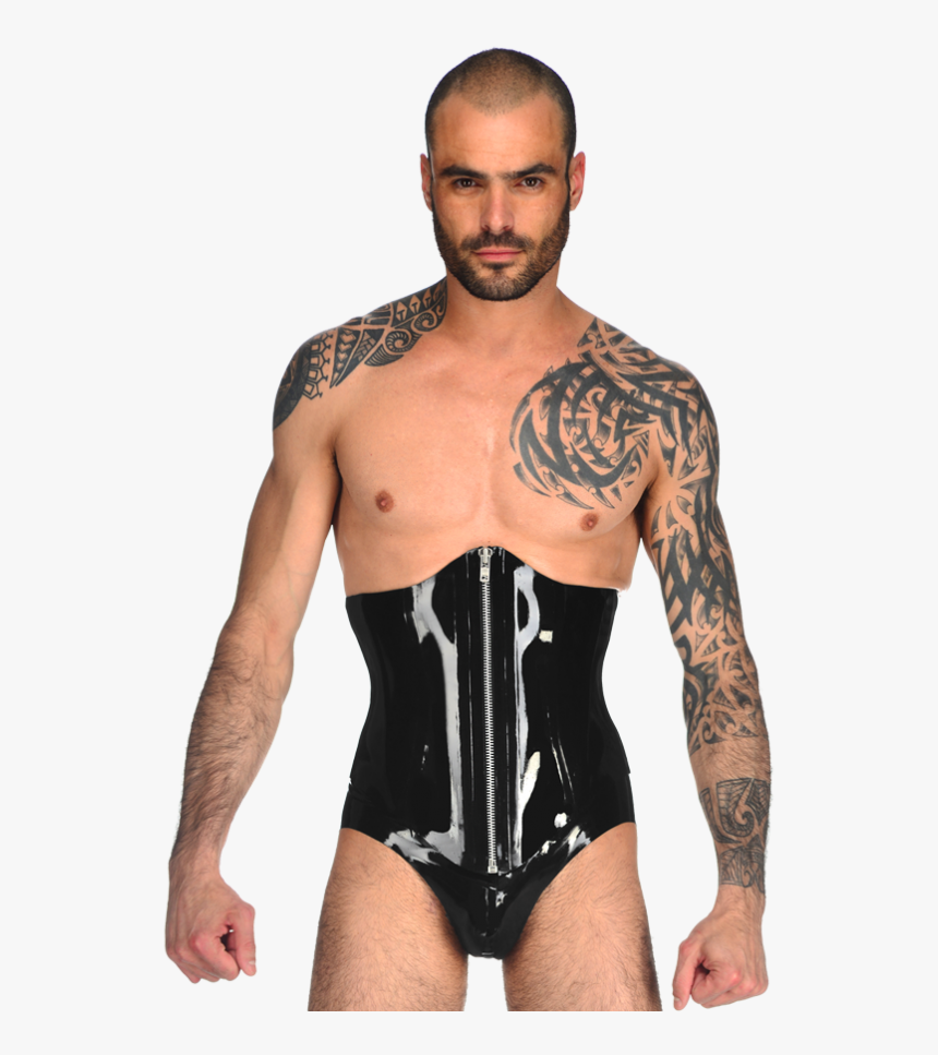 Male Zipper Corset - Male Corset, HD Png Download, Free Download