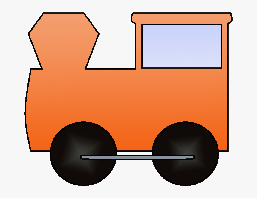 Download The Files Here - Orange Train Car Clip Art, HD Png Download, Free Download