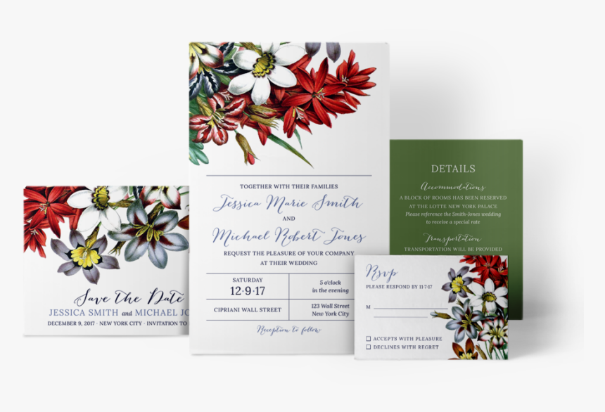 Spring Floral Invitation Suite - African Daisy, HD Png Download, Free Download
