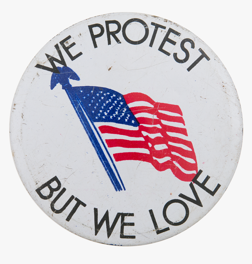 We Protest But We Love Cause Button Museum - Emblem, HD Png Download, Free Download