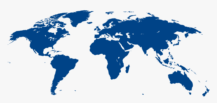 World Map - Transparent Background World Map Png Black, Png Download, Free Download