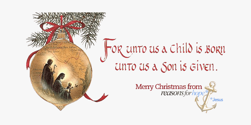 Christmas A Child Is Born, HD Png Download, Free Download