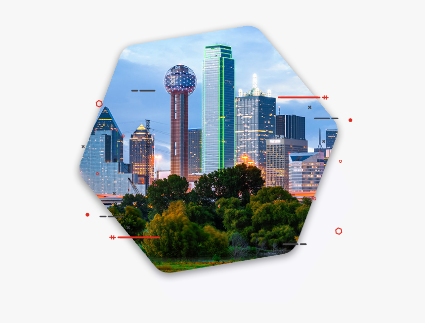 Dallas Skyline From Distance, HD Png Download, Free Download