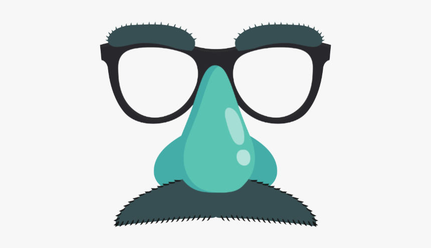 Cartoon Glasses And Mustache, HD Png Download, Free Download