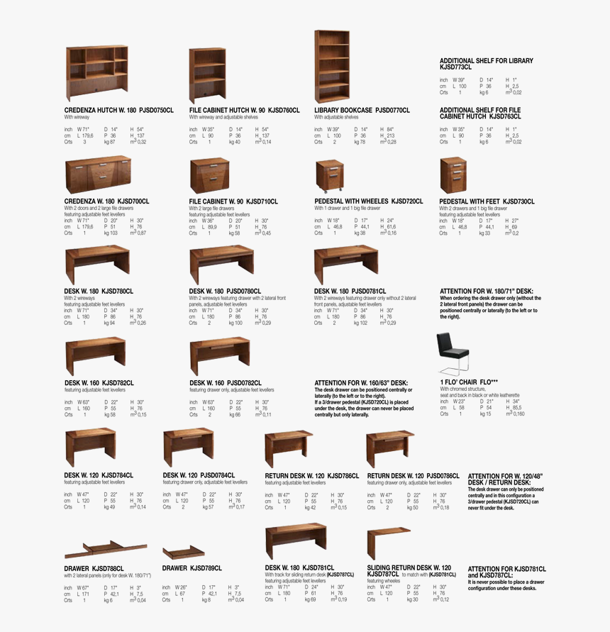 Sedona Home Office - Office Furniture Piece Names, HD Png Download - kindpng